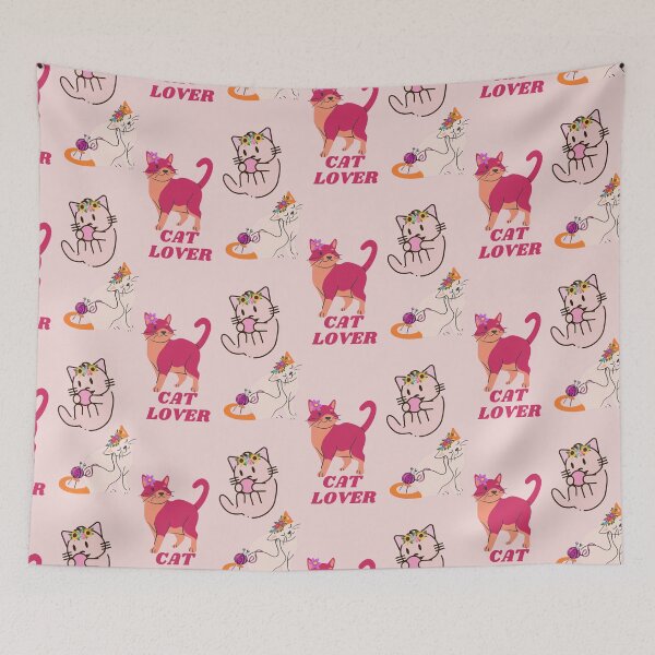 Item preview, Three pack of cute princess kittens adorned with flowers for cat lovers. Princess cat pack for girls. designed and sold by EMIPRINCESS.