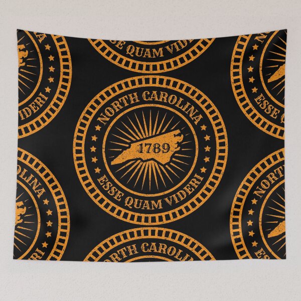 Item preview, North Carolina - NC Map Slogan Motto - Esse Quam Videri Old North State designed and sold by Ranggasme.