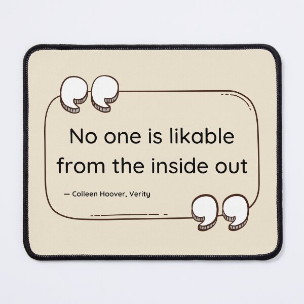 Item preview, Verity book quote designed and sold by OumaMerch.