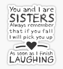 Perfect Gift for the sister in your life, Fun sister gift and birthday gift. Tell her she is the best sister in the world, Ideal birthday, Xmas or Thank You gift Sticker
