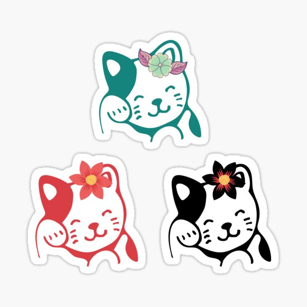 Cute Cat Pfps Stickers for Sale