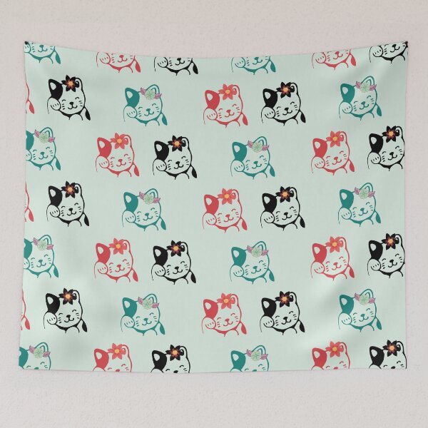 Item preview, Three pack of cute princess kittens adorned with flowers. Princess cat pack for girls. designed and sold by EMIPRINCESS.