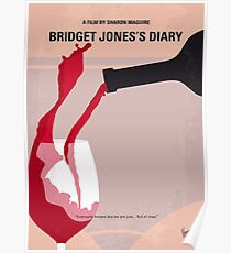No563- Bridget Jones Diary minimal movie poster Poster