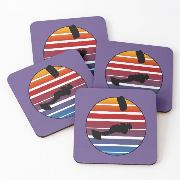 Item preview, Lets Fly A Kite Black Silhouette Retro Kitesurf Sunset designed and sold by taiche.