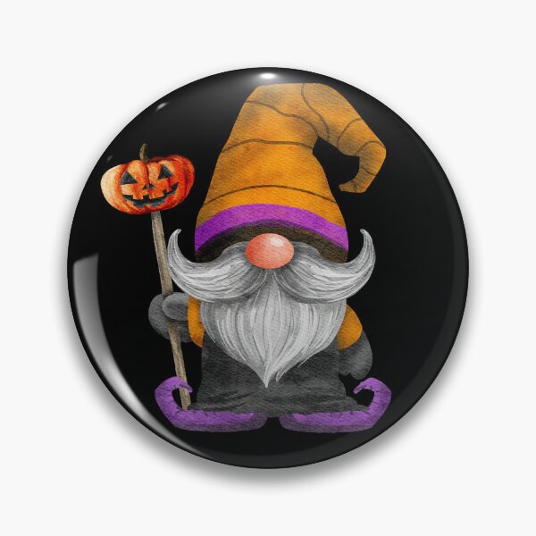 Item preview, Cute Pumpkin Wizard Gnome  designed and sold by Trinket-Trickster.