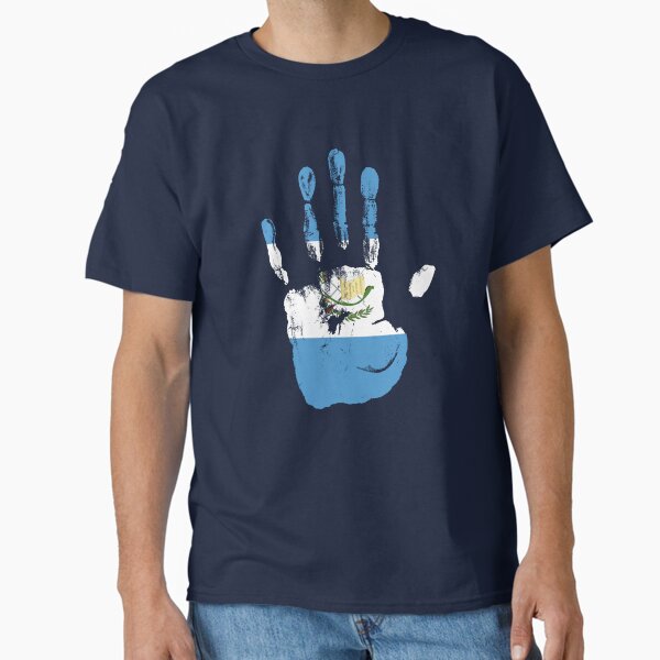 Hand Guatemala Flag Palm Classic T-Shirt