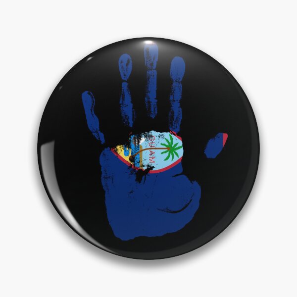 Item preview, Hand Guam Flag Palm designed and sold by rafaeltto.