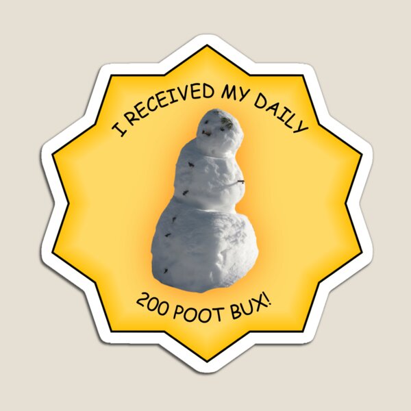 Item preview, Daily Poot Bux designed and sold by SpaceFizz.