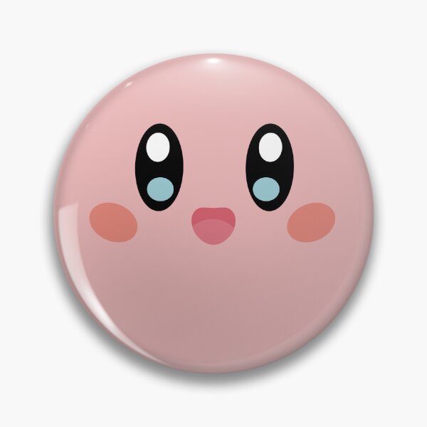 Item preview, Happy Smile Pink Cute Kirbo Face designed and sold by jazzcats.