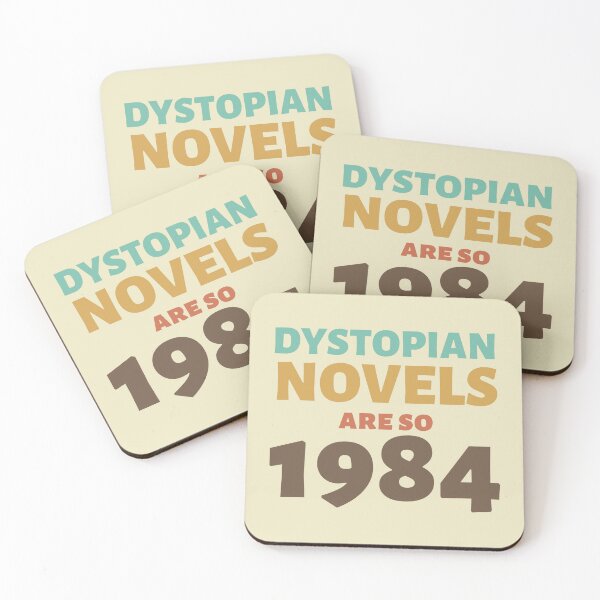 Item preview, Dystopian novels are so 1984 - funny novel pun designed and sold by shmodev.