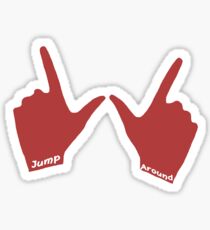 Wisconsin - Jump Around Sticker