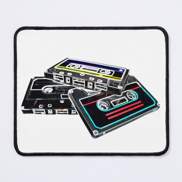 Item preview, Cassette Tapes Trio With Colored Lines designed and sold by Jazz Guitar Licks.com.