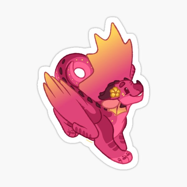 "Jambu WOF Wings of Fire" Sticker for Sale by Studio Maverick Redbubble