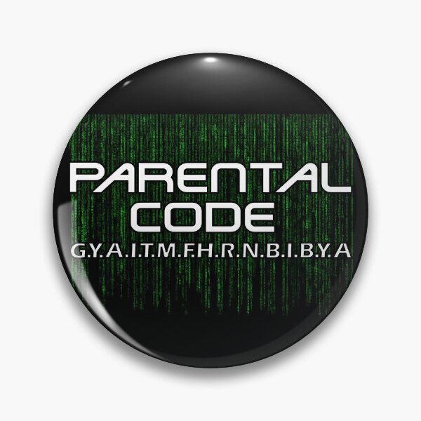 Item preview, Here Is A Code That Only Parents Will Know Parental Code GYAITMFHRNBIBYA  A Parenthood Secret designed and sold by Sonatablue.