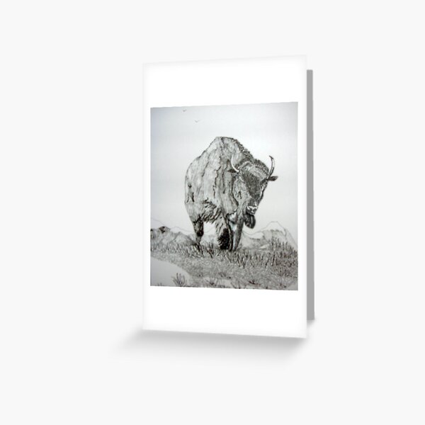 AMERICAN BISON Greeting Card