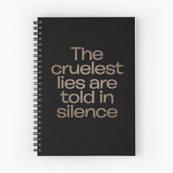 Item preview, The cruelest lies are told in silence. v.1 designed and sold by x1brett.