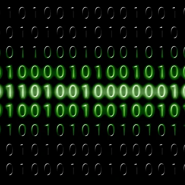 Artwork thumbnail, Binary code by Zip-Zup