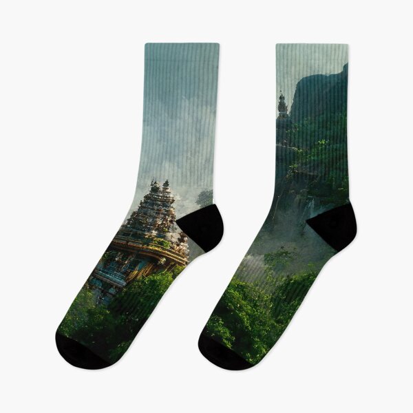 Item preview, Temple landscape designed and sold by shokA Design.