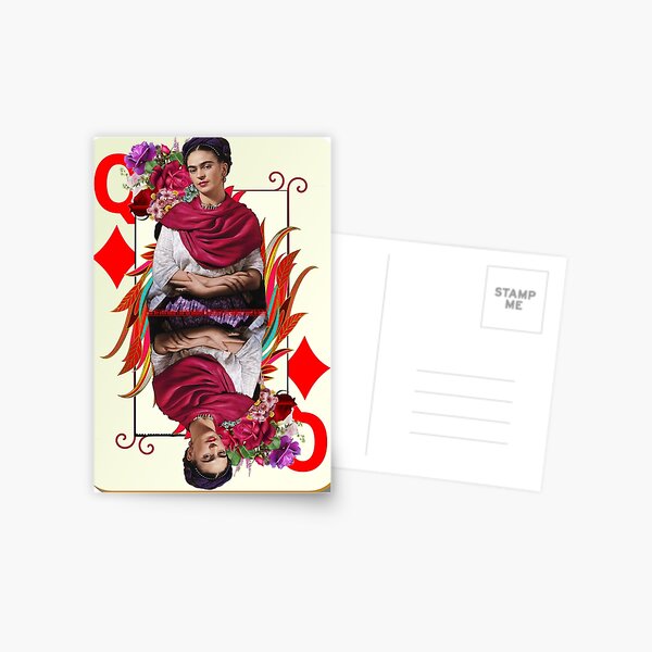 Herzkönigin Postkarte