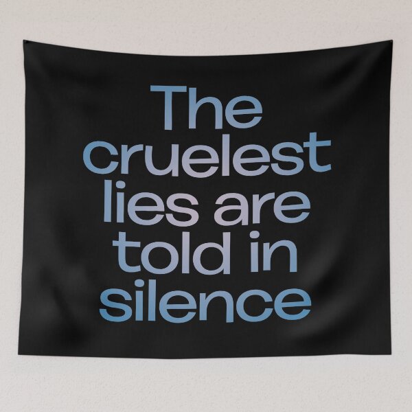 Item preview, The cruelest lies are told in silence. v.2 designed and sold by x1brett.