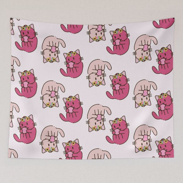 Item preview, Pack of cute princess kittens adorned with flowers. Princess cat pack for girls. designed and sold by EMIPRINCESS.