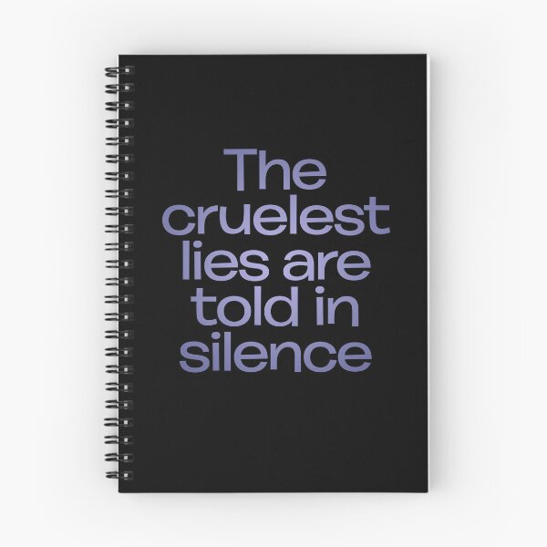 Item preview, The cruelest lies are told in silence. v.3 designed and sold by x1brett.