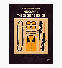 Lámina fotográfica No758- Cartel de película minimalista Kingsman