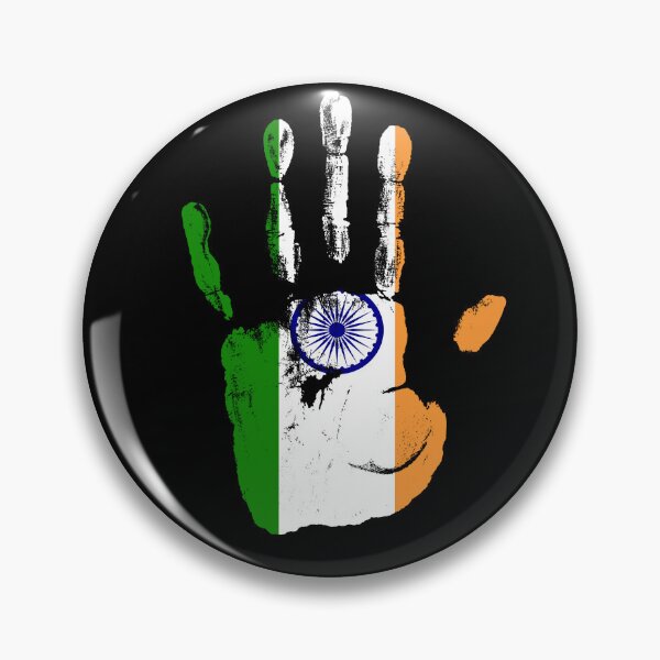 Artikelvorschau, Hand India Flag Palm entworfen und verkauft von rafaeltto.