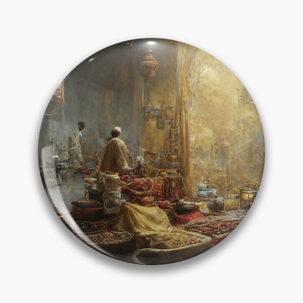 Item preview, Orientalist painting designed and sold by Riverside-Moon.