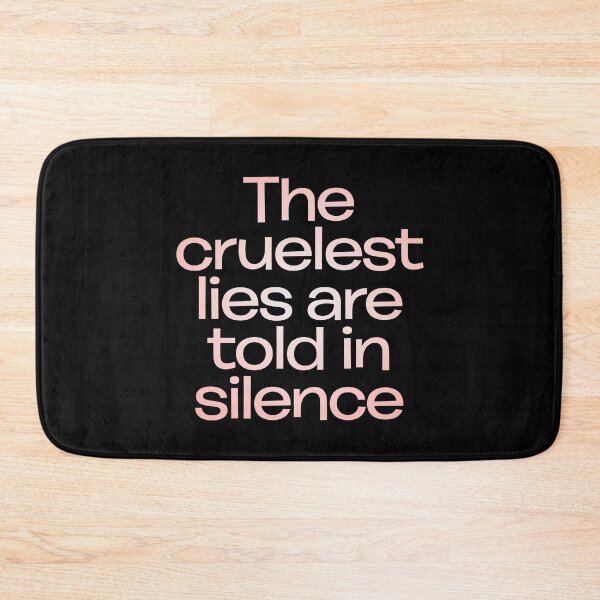 Item preview, The cruelest lies are told in silence. v.4 designed and sold by x1brett.