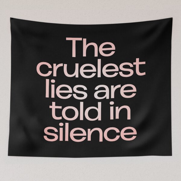 Item preview, The cruelest lies are told in silence. v.4 designed and sold by x1brett.