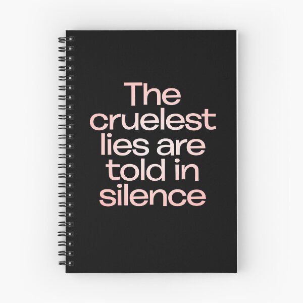 Item preview, The cruelest lies are told in silence. v.4 designed and sold by x1brett.