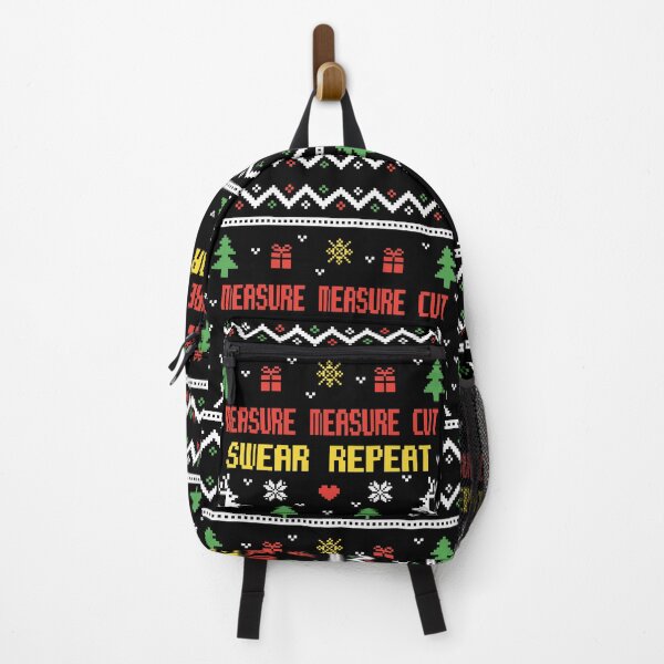 Item preview, Measure measure cut swear repeat,ugly lovely sweater colored, funny woodworking, perfect for woodworkers, carpentry woodworker, repeat woodworking, forest worker designed and sold by SGS-.