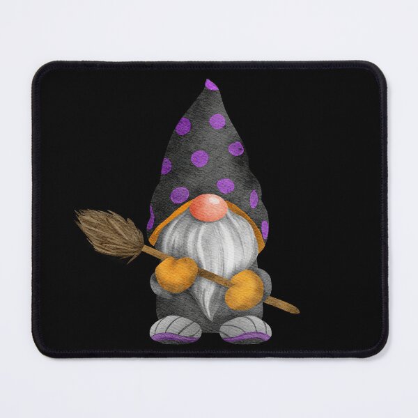 Item preview, Cute Broom Holding Gnome designed and sold by Trinket-Trickster.