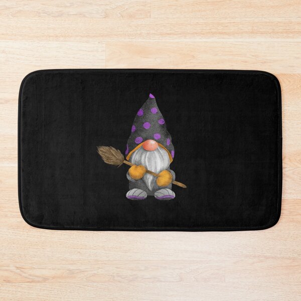 Item preview, Cute Broom Holding Gnome  designed and sold by Trinket-Trickster.