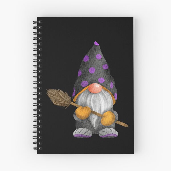 Item preview, Cute Broom Holding Gnome  designed and sold by Trinket-Trickster.