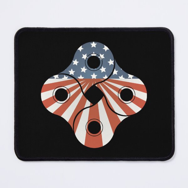 Item preview, Usa Flag Gear Chain Biking And Cycling Sticker designed and sold by megandebbiesc.