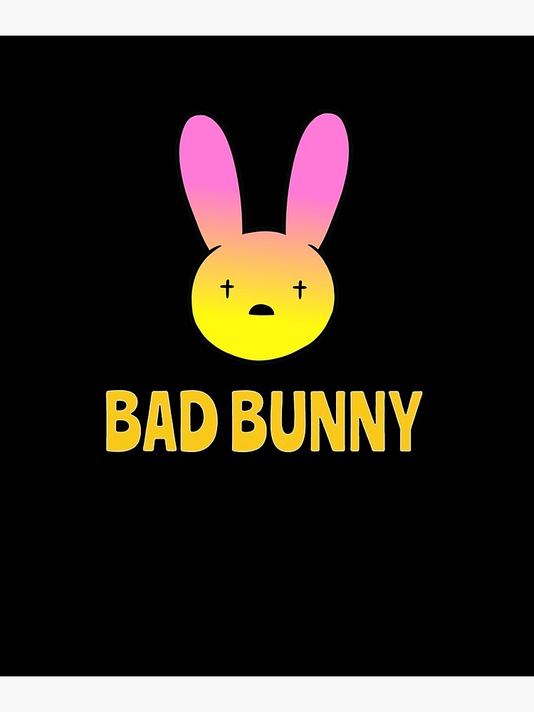 "Bad Bunny Logo" Poster for Sale by GeneralFahey12 Redbubble