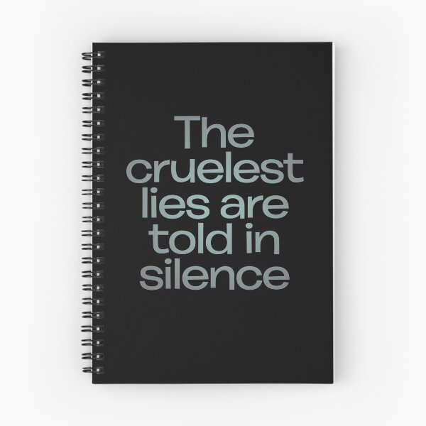 Item preview, The cruelest lies are told in silence. v.5 designed and sold by x1brett.