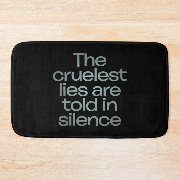 Item preview, The cruelest lies are told in silence. v.5 designed and sold by x1brett.