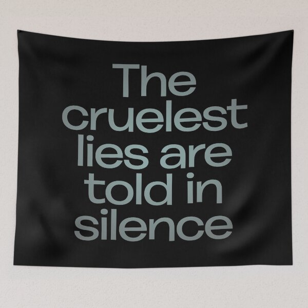 Item preview, The cruelest lies are told in silence. v.5 designed and sold by x1brett.