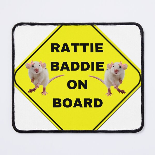 Item preview, Rat Baddie on Board designed and sold by ally rat.