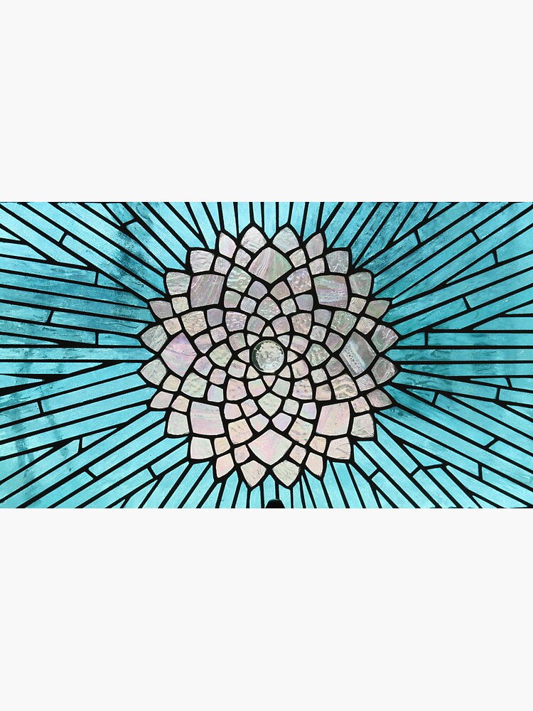"Clear and Blue Mandala Mosaic" Sticker for Sale by MosaicMontage
