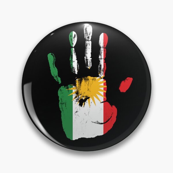 Item preview, Hand Iraqi Kurdistan Flag Palm designed and sold by rafaeltto.