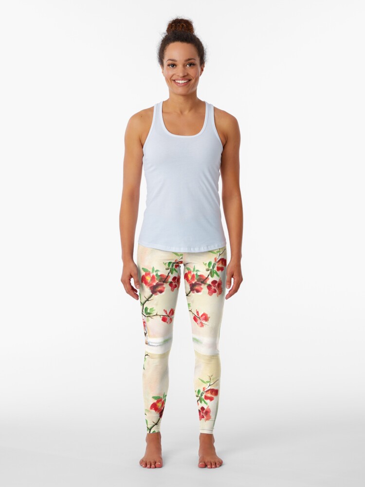 Georgia O'Keeffe Eco-Friendly Women's Printed Yoga Leggings