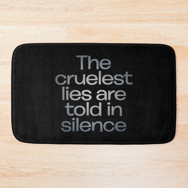 Item preview, The cruelest lies are told in silence. v.6 designed and sold by x1brett.