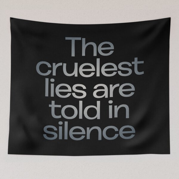 Item preview, The cruelest lies are told in silence. v.6 designed and sold by x1brett.