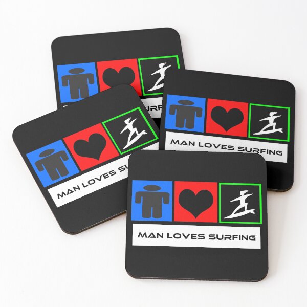 Item preview, Man Loves Surfing designed and sold by porfysoundtrack.