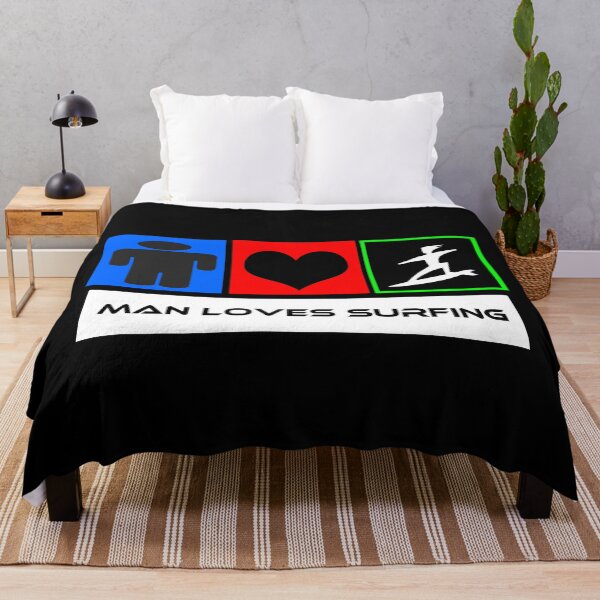 Item preview, Man Loves Surfing designed and sold by porfysoundtrack.