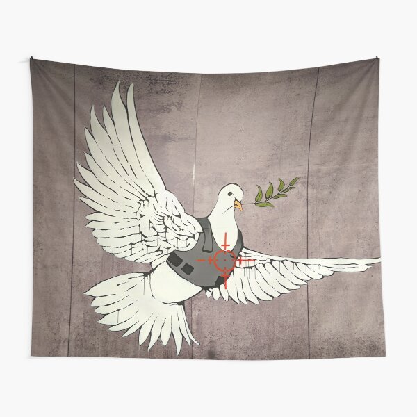 Item preview, Armored Dove of Peace Banksy designed and sold by WE-ARE-BANKSY.